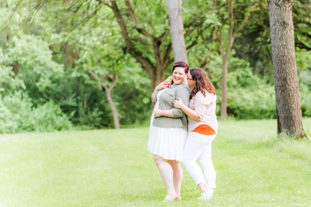 Veronica and Cassie Engagement Session Morton IL