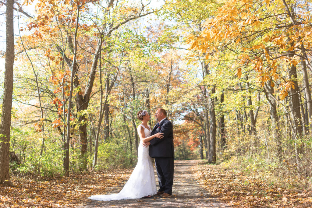 Fall Wedding at Kilbuck Creek, Monroe Center, Illinois