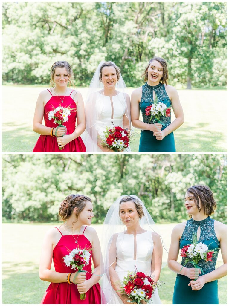 Beautiful Bride and Bridesmaids Oregon Il My Saving Grace Photography