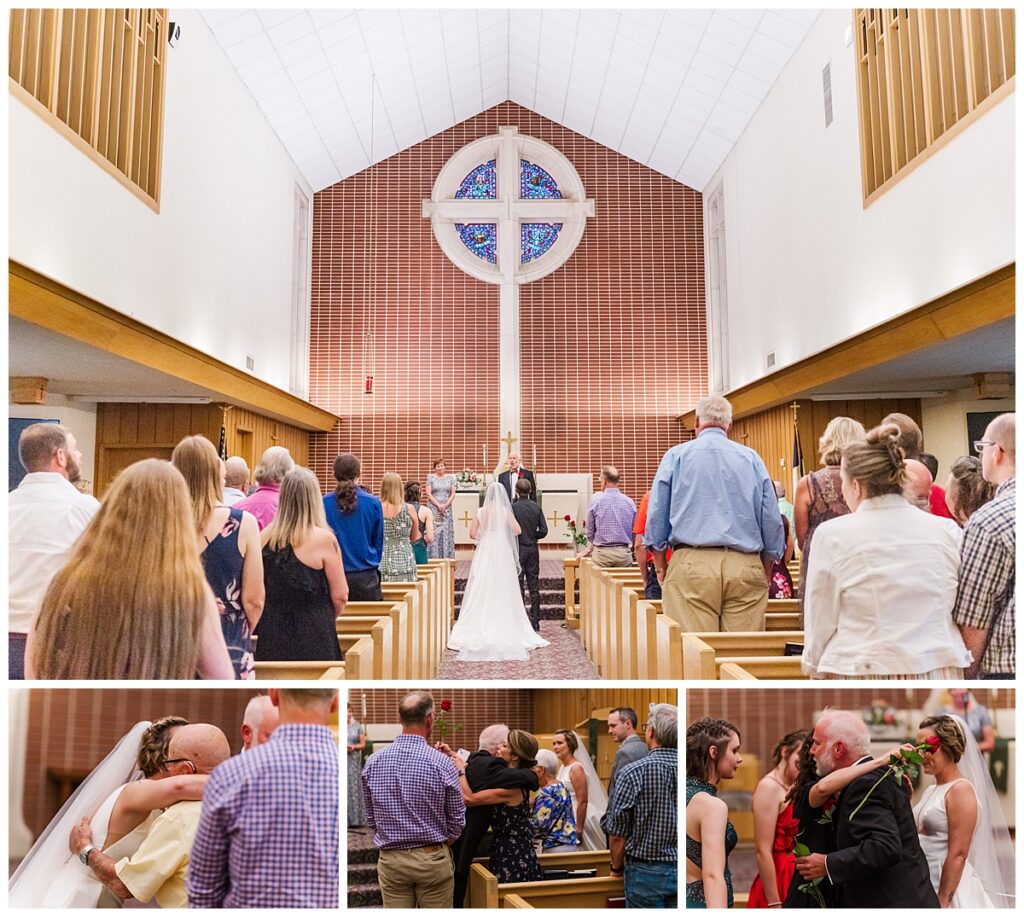 Wedding Ceremony at Oregon United Methodist Church Oregon Illinois My Saving Grace Photography