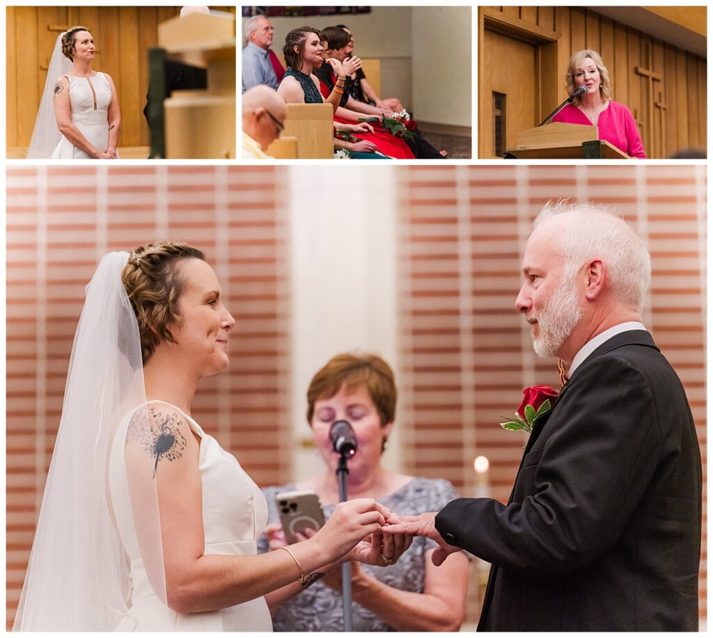 Wedding Ceremony at Oregon United Methodist Church Oregon IL by My Saving Grace Photography