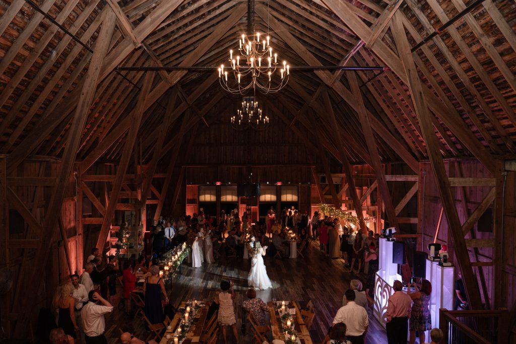 first dance wedding reception The Lincoln Farmstead